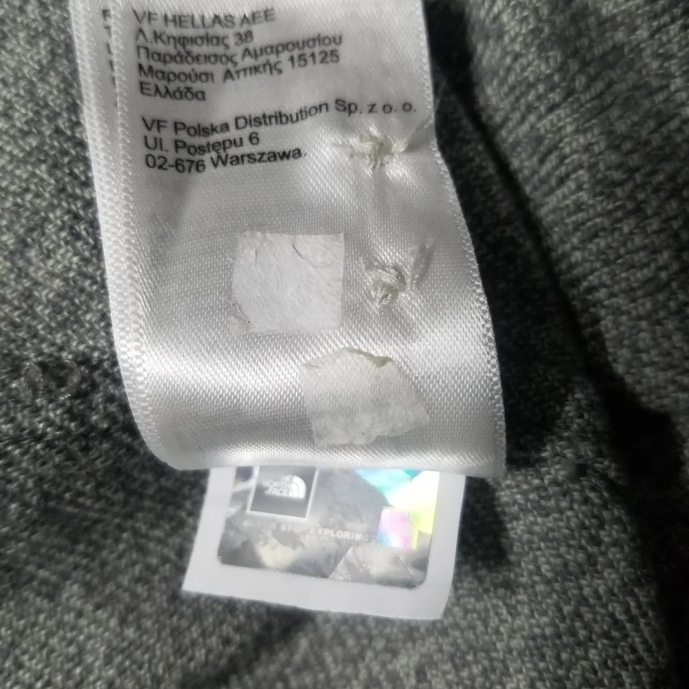 The north face gray button down shirt